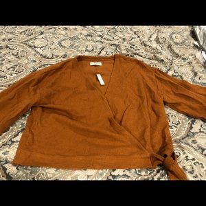 Madewell wrap top